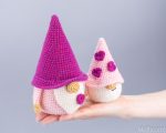 Crochet patterns Gnomes with hearts Amigurumi Pattern (PDF), Crochet alentine gnomes pattern, Crochet gnome pattern, Crochet keychain - Image 4
