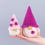 Crochet patterns Gnomes with hearts Amigurumi Pattern (PDF), Crochet alentine gnomes pattern, Crochet gnome pattern, Crochet keychain - Image 14