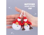 Crochet Pattern Valentine Gnomes Keychain PDF – Amigurumi Gnome Couple with crochet hearts