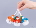 Crochet Pattern Valentine Gnome Keychain – Amigurumi with Heart, Easy Decor, Car Hanger PDF - Image 9