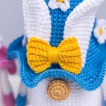 Crochet patterns bundle: Easter bunny gnome candy keeper & crochet egg with flowers, Crochet bunny gnome amigurumi pattern - Image 5