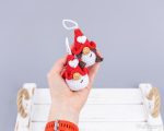 Crochet Pattern Valentine Gnomes Keychain PDF – Amigurumi Gnome Couple with crochet hearts - Image 14