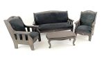 1:6 Scale Dollhouse Furniture Set SVG | Laser Cut Plywood Living Room Files - Image 5