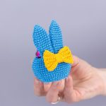 Crochet patterns Bunny ears Easter basket, Crochet amigurumi bunny pattern, Easter bunny decor PDF - Image 5