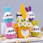 Easter Crochet Pattern Bundle – Bunny Gnome Candy Keeper & Crochet Bunnies Amigurumi PDF - Image 4