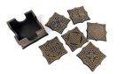 Coaster set 00278. Laser cut files SVG, PDF, CDR Digital product - Image 10