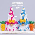 Crochet Pattern Bundle –Easter Bunny Gnome Candy Keeper & Crochet Carrots Amigurumi PDF