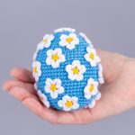 Crochet patterns bundle: Easter bunny gnome candy keeper & crochet egg with flowers, Crochet bunny gnome amigurumi pattern - Image 12