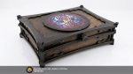 Laser Cut Wooden Box Plan, Stained Glass Iris Jewelry Box (Digital File)