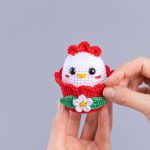 Crochet pattern Easter egg cozy, Crochet chicken candy keeper Amigurumi pattern, Easy crochet animal PDF pattern - Image 10