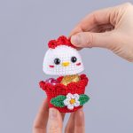 Crochet pattern Easter egg cozy, Crochet chicken candy keeper Amigurumi pattern, Easy crochet animal PDF pattern - Image 11