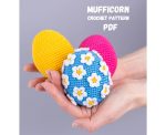 Easter Crochet pattern egg with crochet flowers, Crochet Easter ornament amigurumi pattern, Crochet Easter decorations, Crochet egg