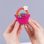 Tiny Crochet Easter Basket Pattern – Mini Treat Basket, Easy Beginner PDF - Image 10