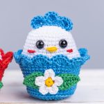 Crochet pattern Easter egg cozy, Crochet chicken candy keeper Amigurumi pattern, Easy crochet animal PDF pattern - Image 5
