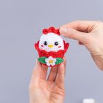 Crochet pattern Easter egg cozy, Crochet chicken candy keeper Amigurumi pattern, Easy crochet animal PDF pattern - Image 9