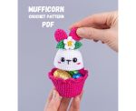 Crochet pattern Easter bunny Egg cozy, Crochet animals Amigurumi pattern, Amigurumi bunny candy keeper easy crochet patterns, Easter crochet