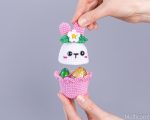 Crochet pattern Easter bunny Egg cozy, Crochet animals Amigurumi pattern, Amigurumi bunny candy keeper easy crochet patterns, Easter crochet - Image 5