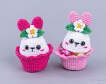 Crochet pattern Easter bunny Egg cozy, Crochet animals Amigurumi pattern, Amigurumi bunny candy keeper easy crochet patterns, Easter crochet - Image 8