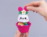 Crochet pattern Easter bunny Egg cozy, Crochet animals Amigurumi pattern, Amigurumi bunny candy keeper easy crochet patterns, Easter crochet - Image 11