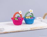 Tiny Crochet Easter Basket Pattern – Mini Treat Basket, Easy Beginner PDF - Image 4