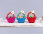 Tiny Crochet Easter Basket Pattern – Mini Treat Basket, Easy Beginner PDF - Image 3