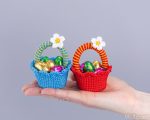 Tiny Crochet Easter Basket Pattern – Mini Treat Basket, Easy Beginner PDF - Image 11