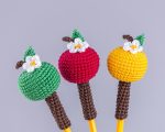 Crochet Apple Pencil Topper Pattern PDF | Back to School Gift | Teacher Gift Idea | Amigurumi Apple Pencil Topper | Easy Crochet Pattern - Image 5