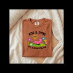 Rise & Shine It’s a Beautiful Day Shirt, Cute Caterpillar Graphic Tee, Funny Aesthetic T-Shirt, Gift for Her, Happy Positive Vibes Shirt - Image 6