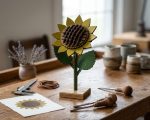 Sunflower Laser Cut SVG | 3D Wooden Flower Template | Glowforge Files | DIY Floral Decor - Image 5