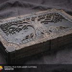 Backgammon 00285 Laser Cut File: Engraved Board Game SVG (Digital Download)