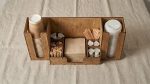 Coffee Station Organizer Laser Cut File, Coffee Bar Decor Plan, Plywood Coffee Syrup Cup and Lid Holder Svg, Cafe Countertop Storage Caddy - Image 3