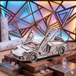 3D Wooden Self-Assembly Lamborghini Car Model | Laser Cutting File | SVG DXF PDF Drawings | Hobby Gift for Adult Car Enthusiasts - Image 6