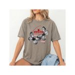 Butterfly Graphic T-Shirt, Essential Leisure Aesthetic Tee, Vintage Butterfly Shirt, Minimalist Streetwear Unisex Shirt Gift - Image 7