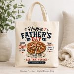 Happy Father's Day Pizza Dad PNG, Funny Dad Gift (Digital Download) - Image 4