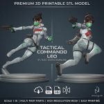 Wraith Apex Legends STL File for 3D Printing, HP Game Character Figure, Anime Style Sci-Fi Girl Model, Digital Download