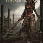 Wasteland Stalker Quiana STL File for 3D Printing, Post Apocalyptic Female Warrior Model, Sci-Fi Collectible Figure, Digital Download - Image 2
