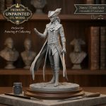 Lady Maria Bloodborne STL File for 3D Printing, Gothic Female Hunter Figure, Dark Fantasy Collectible Model, Digital Download STL & OBJ - Image 2