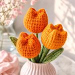 Tulip Pot Crochet Pattern PDF | DIY Amigurumi Flowers | Handmade Spring Home Decor Tutorial - Image 3