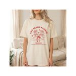 Life Needs Passion Rose Shirt, Vintage Aesthetic Red Rose Graphic Tee, Inspirational Quote T Shirt for Women, Cute Floral Shirt - Image 6