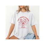 Life Needs Passion Rose Shirt, Vintage Aesthetic Red Rose Graphic Tee, Inspirational Quote T Shirt for Women, Cute Floral Shirt - Image 8