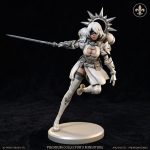 2B Space Nun STL File for 3D Printing, NieR Automata Anime Figure, Sexy Sci-Fi Girl Statue, Digital Download Resin Model STL - Image 2