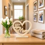 Best Mom 3D Sign, Mother’s Day Gift for Mom, Heart Decor, Personalized Mom Gift, Home Decor, Gift for Grandma, Family Keepsake - Image 3