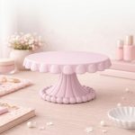 Cake Stand STL File, Scalloped Dessert Display 3D Print, Elegant Cupcake Pedestal, Printable Party Decor, Instant Digital Download - Image 2