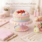 Cake Stand STL File, Scalloped Dessert Display 3D Print, Elegant Cupcake Pedestal, Printable Party Decor, Instant Digital Download