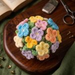 Sunshine Flowers Coaster Pot Crochet Pattern PDF | Floral Coaster Set | Cute Crochet Home Decor | Handmade Gift - Image 5