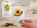 Sunflower Bouquet Crochet Pattern PDF, Crochet Flower Pattern, Amigurumi Sunflower Bouquet, DIY Gift, Instant Download