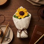 Sunflower Bouquet Crochet Pattern PDF, Crochet Flower Pattern, Amigurumi Sunflower Bouquet, DIY Gift, Instant Download - Image 5