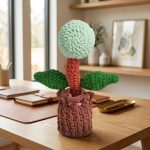 Pea Blaster Crochet Pattern PDF, Cute Amigurumi Plant Plush, Gamer Inspired Crochet Toy, DIY Plushie Pattern, Instant Download Etsy Gift - Image 5