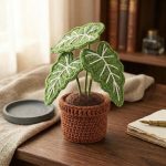 Alocasia Frydek Crochet Pattern PDF, Amigurumi Plant Pattern, Crochet Houseplant DIY, Digital Download, Beginner Friendly Gift Idea - Image 3