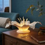 Lily Flower LED Night Light STL File, Elegant Floral Lamp 3D Model, Cozy Bedroom Decor, Printable LED Lamp Digital Download - Image 2